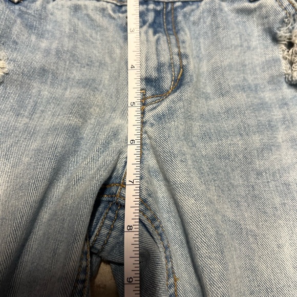 💙EUC -AEROPOSTALE DISTRESSED CHELSEA BOOTCUT JEANS SZ 7-8 LONG💙 - Picture 7 of 11